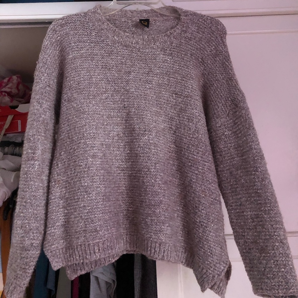 Brown knit sweater